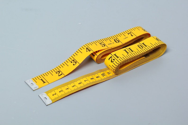 120 Inch 300 cm  Yellow Soft Tape  Measure  Measuring  Tape  Etsy