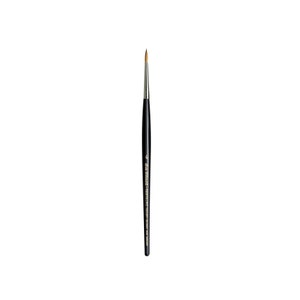 da Vinci Paintbrush, Paint Brushes Series 5506 Restauro Maestro, Size 4 Kolinsky Red Sable Round Retouching Paintbrush; Watercolor, Gouache