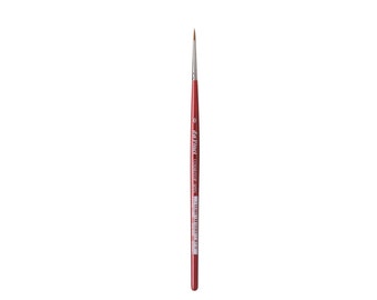 Da Vinci Paint Brush Series 5580 Cosmotop Spin Synthetic Round Paint Brush, Size 0; Watercolor Gouache Acrylic Painting Illustration Craft