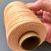 Beige Round Waxed Thread, Leather Wax Coated String, Leather Sewing ...