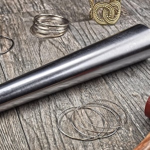 Metalen doorn, armband, armband; Ovale stalen doorn voor draadwikkeling; Armbanden, kralen, sieradenaanpassingstool 12&quot;