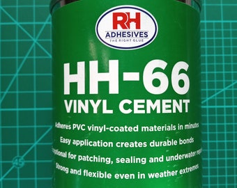 HH-66 Vinyl Cement, 8 oz., RH Adhesives, Solvent Based Adhesive Cement, Colle Vinyle, Cemento De Vinilo