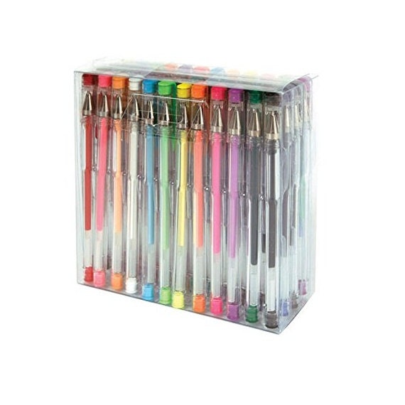 48 Gel Pens Color Pen Set Fiskars Glitter, Metallic, Neon, Pastel