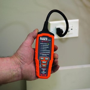 Klein Tools RT310 Outlet Tester, AFCI and GFCI Receptacle Tester for North American AC Electrical Outlets