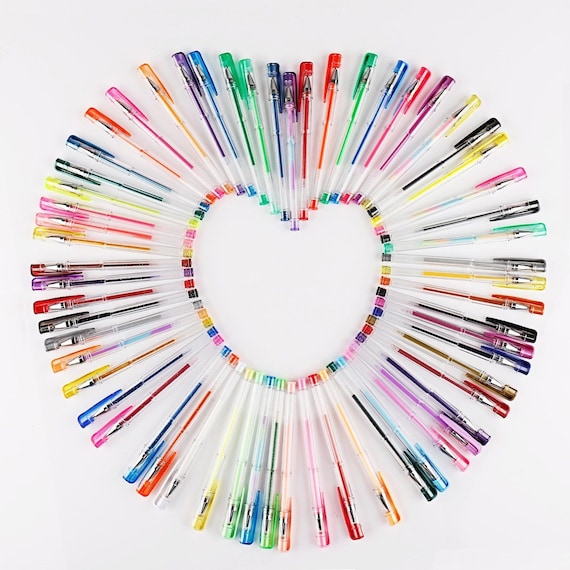 Stylos Gel De Coloration 60 Adulte Coloriage Livres Dessin étude De La Bible Agenda Stylos à Gel Scrapbooking Classique De Paillettes