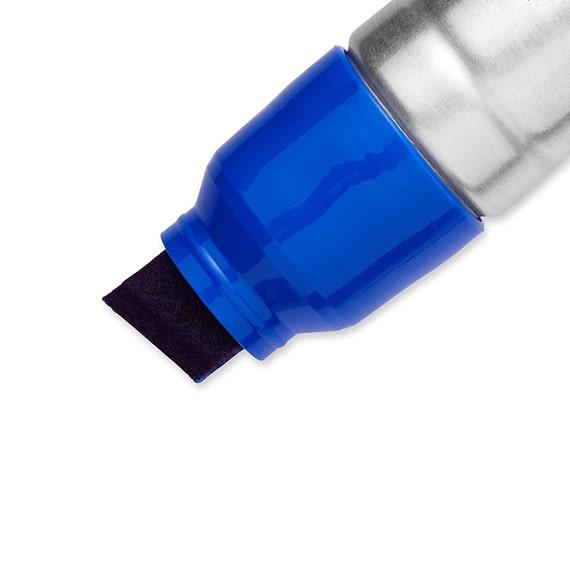 12 Sharpie Magnum Permanent Blue Markers, 3/4-inch Felt Chisel Tip