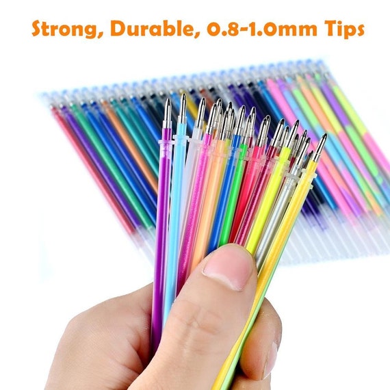 100 Coloring Gel Pens Adult Coloring Books, Drawing, Bible Study, Planner,  Scrapbooking Gel Pens Neon Pastel Milky Metallic Glitter Swirl 