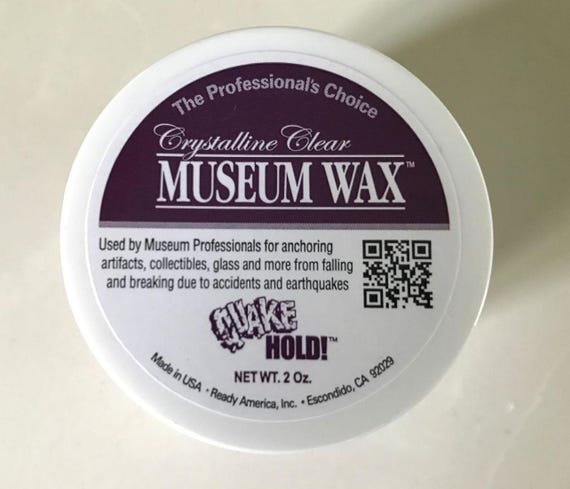 Museum Wax, Crystalline Clear, 2 Ounce, Quakehold! 66111 - Etsy