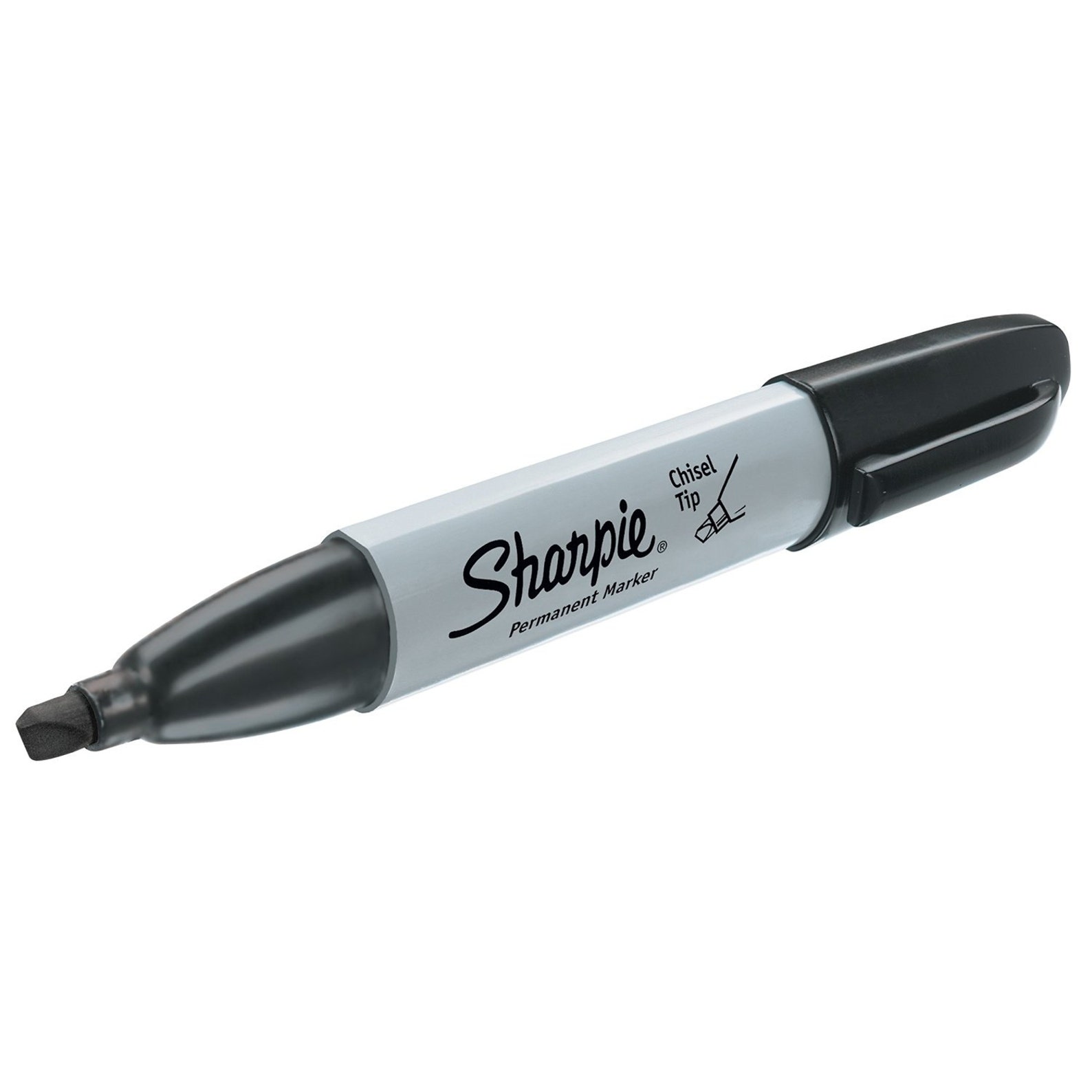 12 Sharpie Large Broad Permanent Black Markers Chisel Tip for Etsy