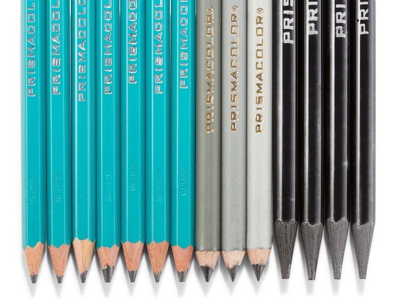 Prismacolor ebony graphite drawing pencils each