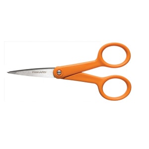 Best Professional Fabric Scissors, Shears; Sewing Quilting Embroidery Dressmaking; Fiskars 5 Inch Micro-Tip Scissors