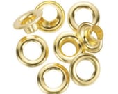 7 16 Inch Grommet Refill with 10 Extra Large Brass Eyelets Grommets
