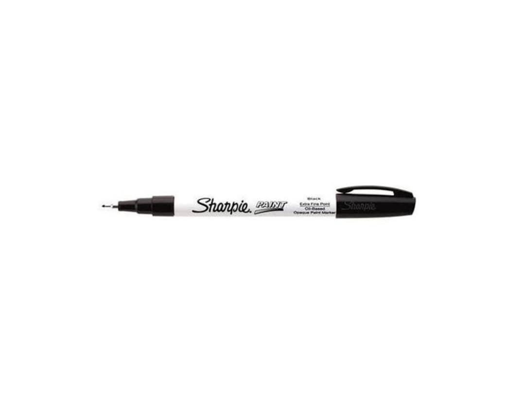 Buy Sharpie Paint Black Marker Extra Fine Point Oil Drawing