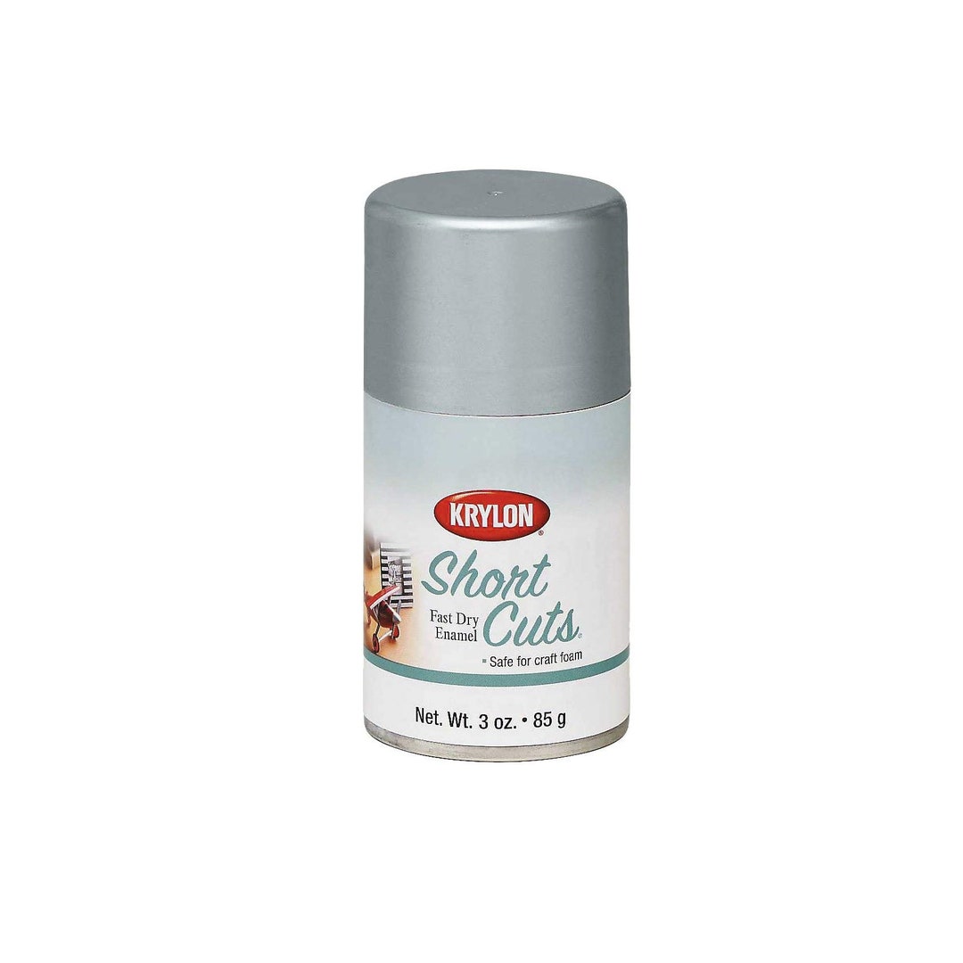 Chrome Enamel Spray Aerosol Paint Krylon KSCS032 Short Cuts, 3oz Arts, Craft, Modeling