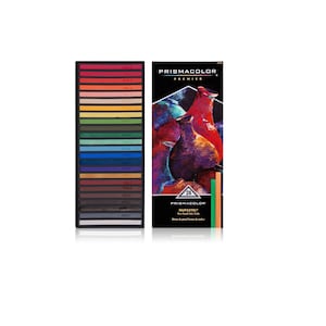 24 Colored Pastels Sketch, Drawing Kit, Prismacolor Nupastel Drawing Kit, Pastel Set, Kit