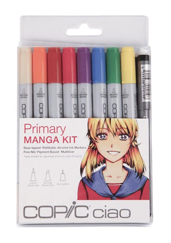 Copic Ciao Start 12 Color Set Made in Japan Multicolor Illustration Marker  Pen