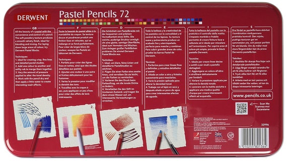 72 Derwent Pastel Drawing Pencils, 4.5mm Core; Drawing