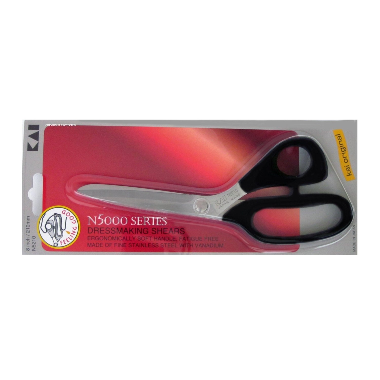 Left Handed Professional Kai Scissors Shears 5220 21-5220-L Quilting Sewing  Craft Supplies Seamstress Tools Tailor Embroidery 