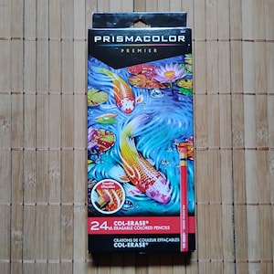 24 x Col-Erase Prismacolor uitwisbare kleurpotloden; Boeken voor volwassenen Kleur-, teken- en schetspotloden, 20517