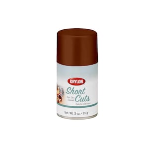 Pintura en aerosol de esmalte color canela; Krylon KSCS032 Short Cuts, 3 oz; Arte, manualidades, modelado, restauración y más