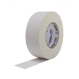 Ruban adhésif blanc ; Ruban adhésif résistant non réfléchissant, imperméable et polyvalent de qualité professionnelle, 2 pouces x 55 m ; Plus solide que le ruban adhésif