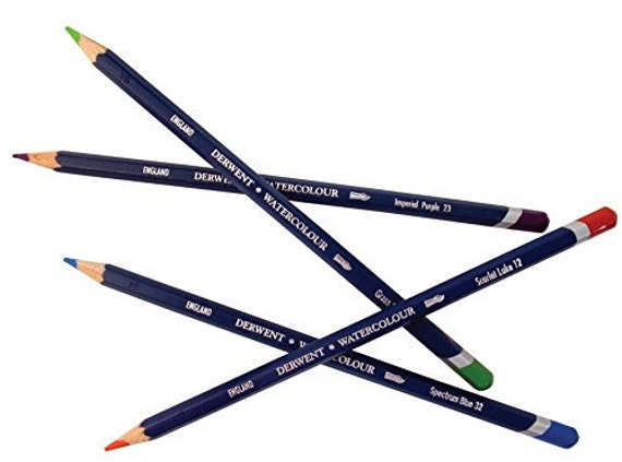 Buy 36 Watercolor Pencils, Derwent Watercolor Pencils 3.4mm Core Derwent  Drawing Watercolor Pencil, Tin Online in India 