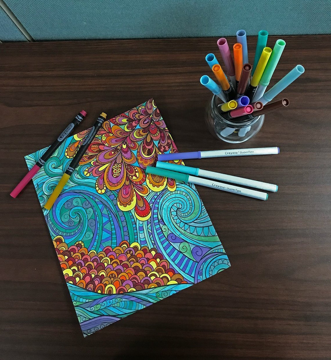 Washable Markers Crayola Super Tips 50 Washable Markers Etsy