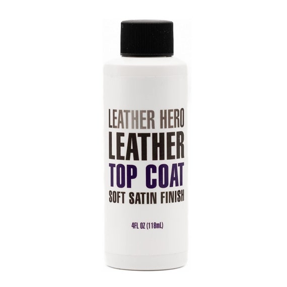 Leather Sealant, Leather Color Restorer Preserver Sealer, Non-toxic, Top  Coat, Soft Satin, Natural, 4oz 