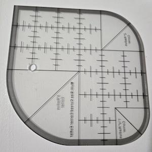 Curved Corner Cutter Quilting Sewing Ruler, Acrylic Patchwork Quilting Templates Tools Ruler