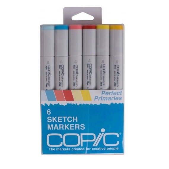 Copic Sketch Markers; Copic Perfect Primaries Markers; Copic Sketch Set of 6 Pens