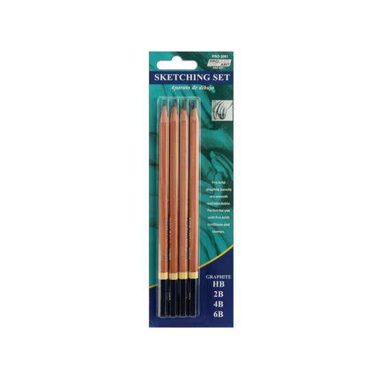 Prismacolor Ebony Graphite Pencils, Black Drawing Pencil Set 12 Count  Sketching Pencils