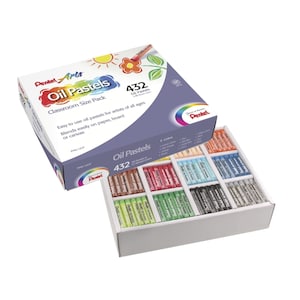 432 Oil Pastels, Brilliant Colors, 12 Color Artist Set Oil Pastel Sticks