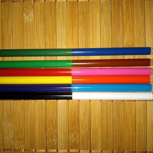 Crayons de couleur double face, 12 couleurs, 6 crayons ; Prang Duo-Color ; Prang bicolore, X22106