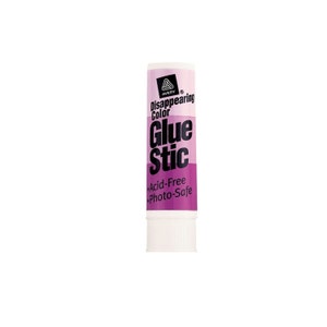0.26oz Permanent Glue Stick Washable for Paper Crafts Art Work School Kids Office Fabric Scrapbooking Card Making Adhesive