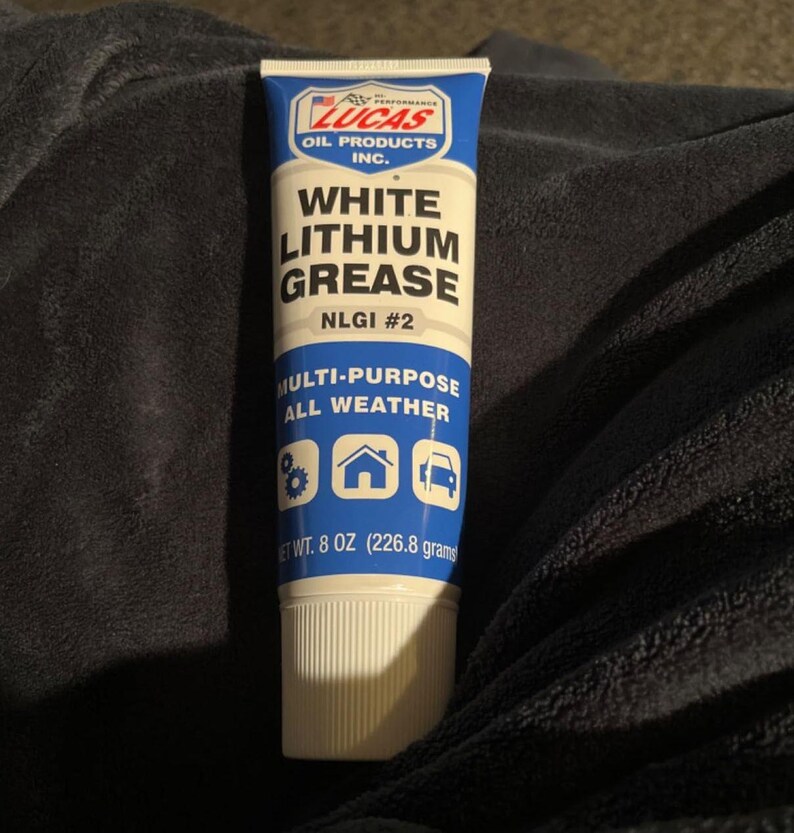 White Lithium Grease, Multi-Purpose Lubricant, Lucas Oil 10533 White Lithium Grease Lube, 8oz
