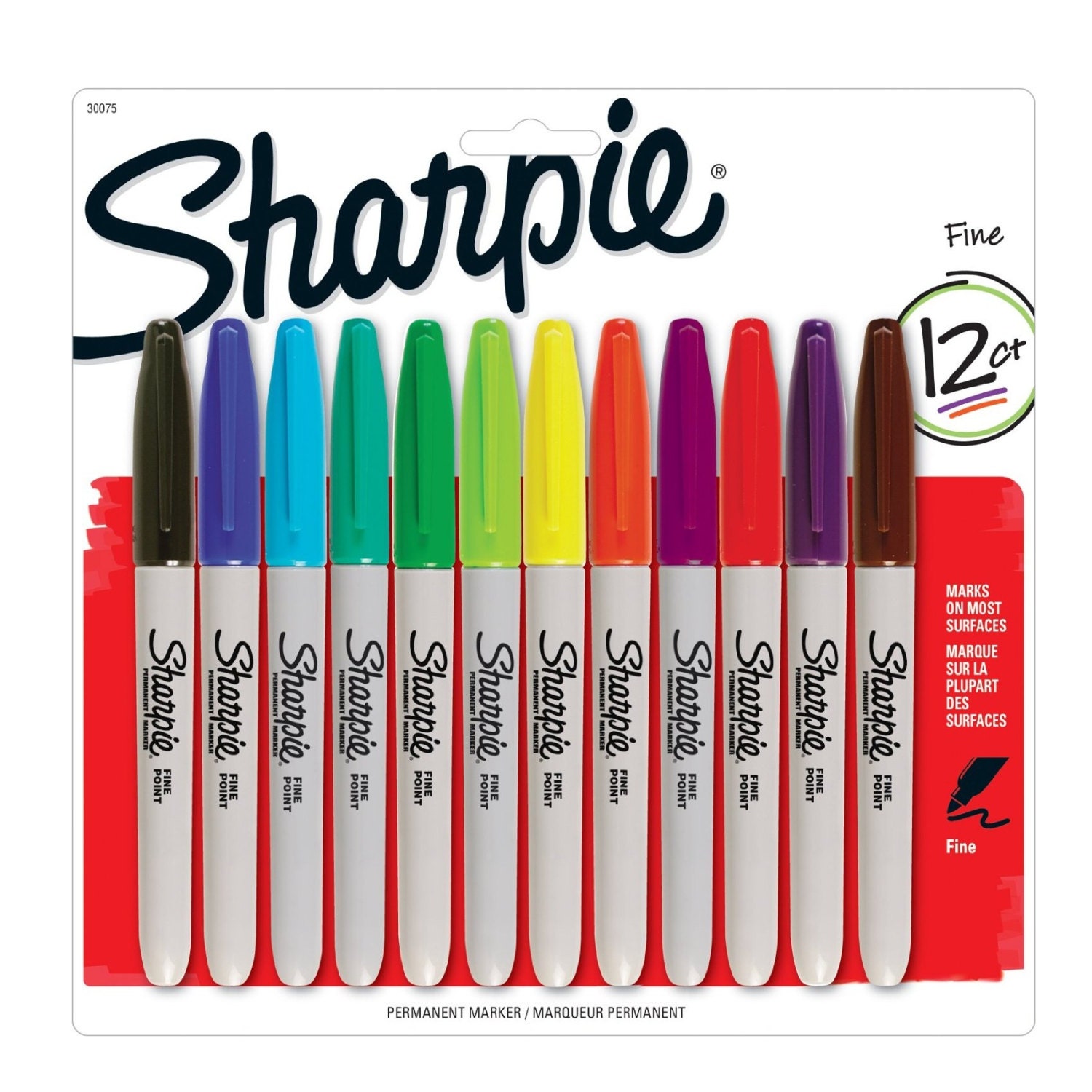 Sharpie Permanent Markers, Fine and Ultra-Fine Tips, Cosmic Colors, 45  Count 