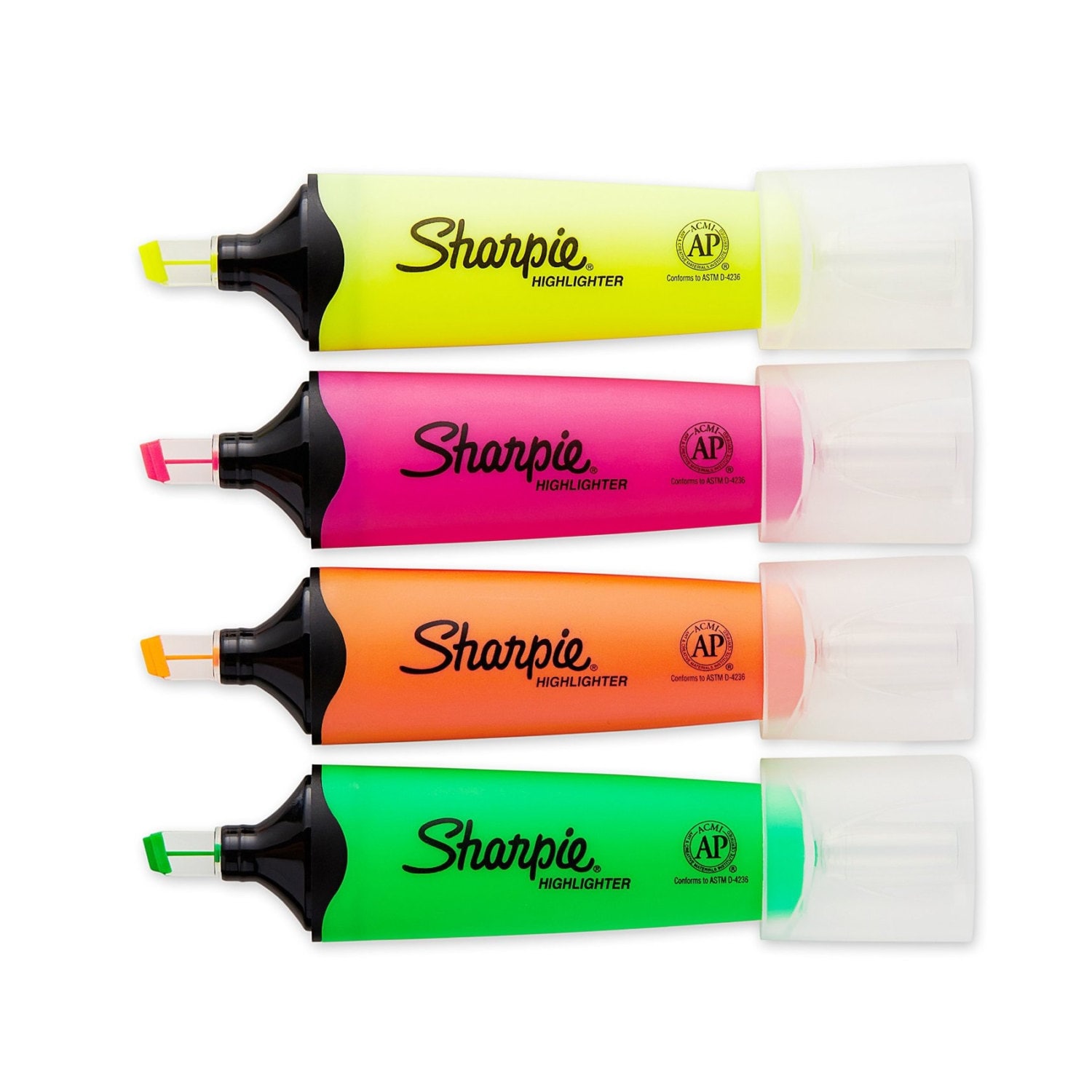 Sharpie Clear View Highlighter6Ct - Multicolor