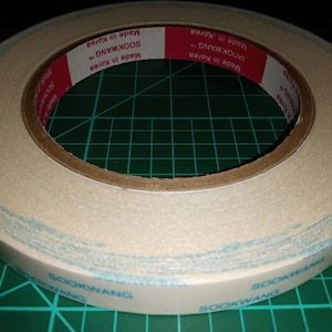 1/2" x 27 Yards Premium doppelseitiges Klebeband, 12,7 mm x 25 m, Basteln, Glitzern, Prägen, Scrapbooking, Folien, Origami-Mikroperlen; SP203 Scor-Tape