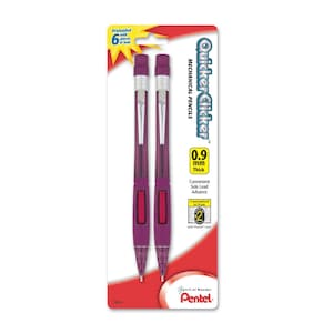 2er Pack; 0,9 mm Pentel Quicker Clicker Druckbleistifte; Pentel Quicker Clicker Automatischer Zeichenstift, Pentel Mechanischer Zeichenstift