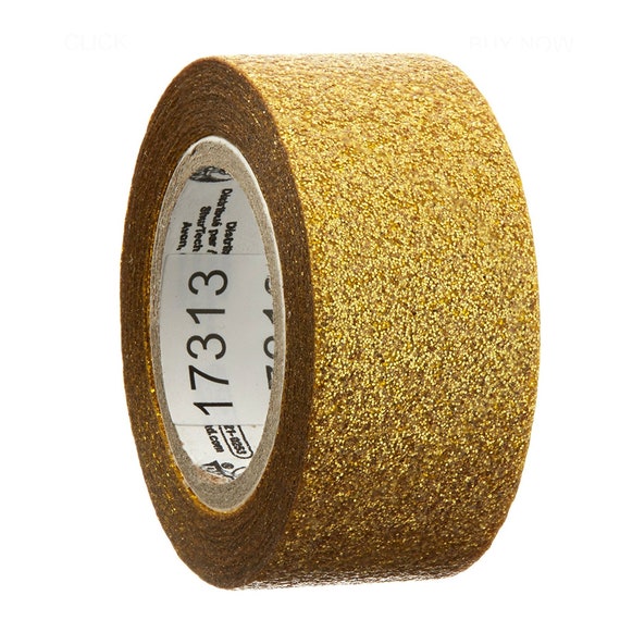 Gold Glitter Duct Tape, 0.75 19mm X 5 Yards 4.5 Meters Decorations, Gift  Wrapping, Planners, Scrapbooking, Card Making, Embossing 