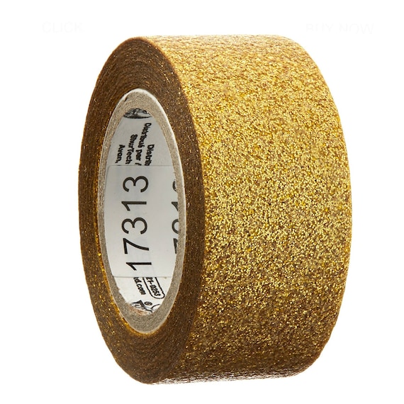 Gold Glitter Duct Tape 0.75 19mm X 5 Yards 4.5 Meters Etsy