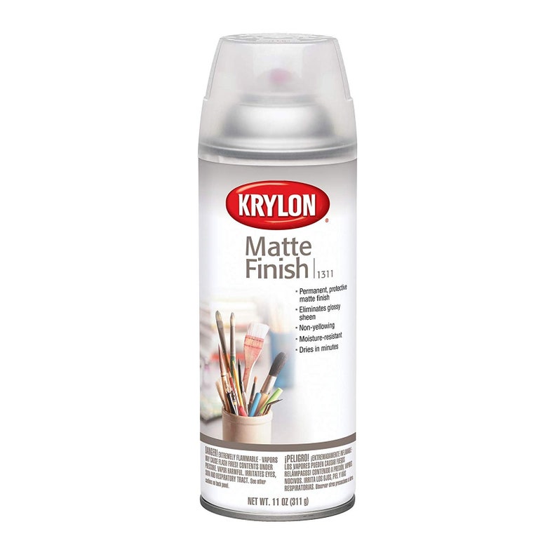 Krylon Matte Satin Finish Spray Enamel Aerosol Spray Etsy