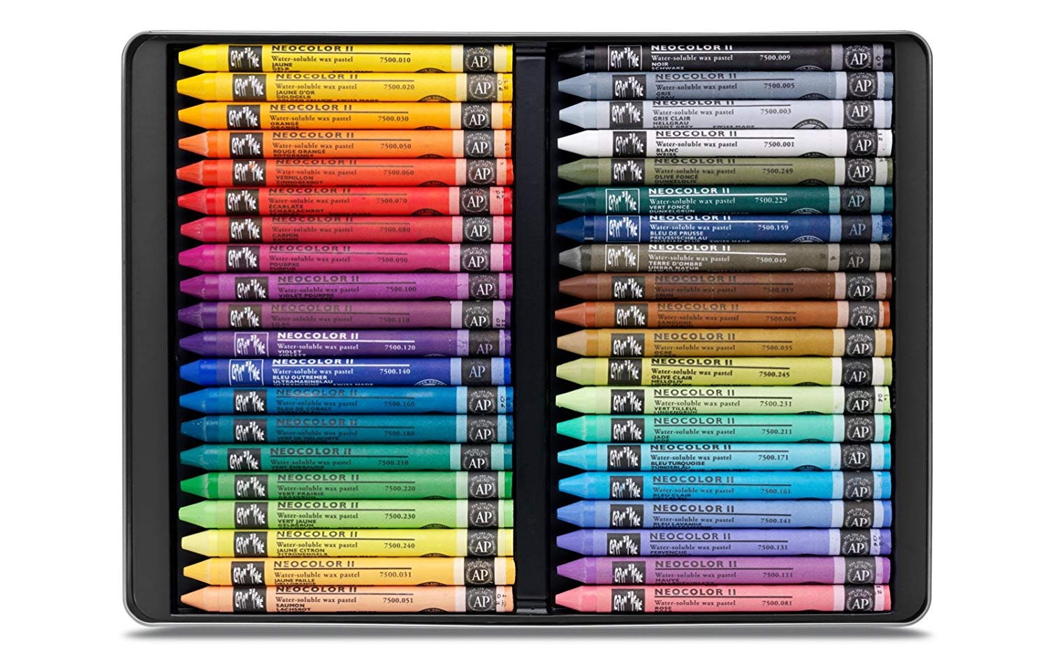 CARAN D'ACHE☆40NEOCOLOR I Box of 40 NEOCOLOR™ II Pastels | Caran d'Ache US