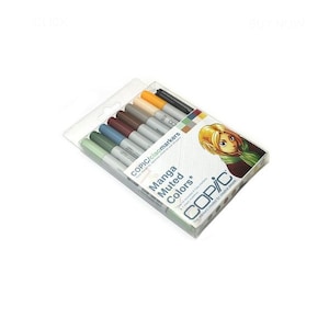 Marcadores de colores apagados Copic Manga; Copic Ciao Manga Set de 9 bolígrafos