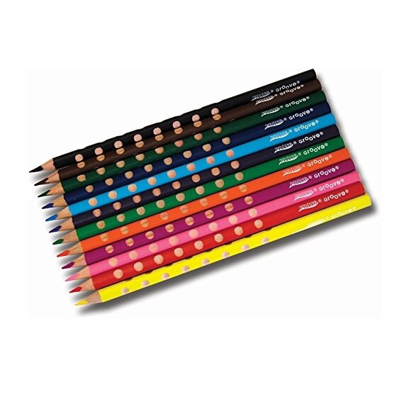 Prang Colored Pencils, Assorted Colors, 3.3 mm core, 24 Count