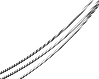 Solid Sterling Silver Wire 20 Gauge (0.81MM), Round, 5 Feet, Half-Hard; Jewelry, Hoop Earrings, Chain Making