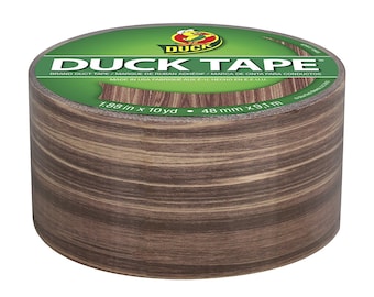Woodgrain Printed Duct Tape, 1.88&quot; (48mm) x 10Y (9M) Decorations, Gift Wrapping, Planners, Scrapbooking, Card Making, Embossing