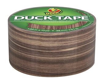 Woodgrain Printed Duct Tape, 1.88" (48mm) x 10Y (9M) Decorations, Gift Wrapping, Planners, Scrapbooking, Card Making, Embossing