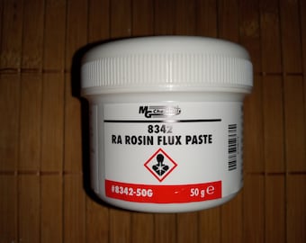 RA Rosin Flux Paste, Amber, 50 g Jar, MG Chemicals 8342, 8342-50G