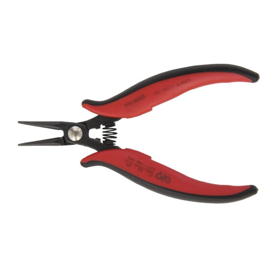 Needle Nose Pliers, Heavy Duty Short Round Nose Pliers, Smooth